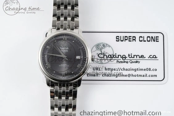 0101 Bold De Ville SS TWF 1:1 Best Edition Gray Dial on SS Bracelet MIYOTA 7840